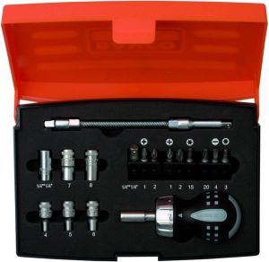 Bahco stubby ratel schroevendraaier set 22-dlg | 808050S-22