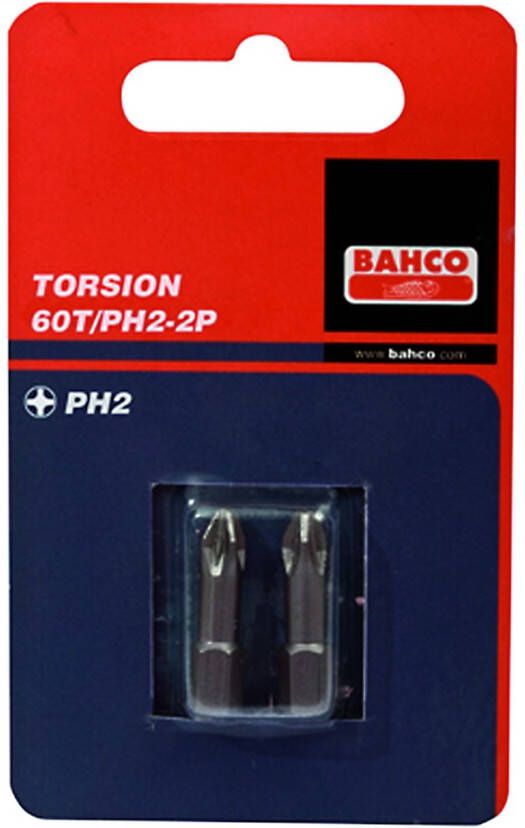 Bahco x2 bit ph3 25mm 1 4" torsion | 60T PH3-2P
