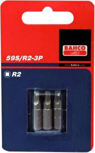 Bahco x3 bits ro2 25mm 1 4"inch dr standard | 59S R2-3P
