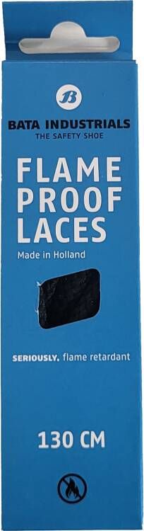 Bata Flame Proof Laces | Zwart | Maat 130cm 8712843710573