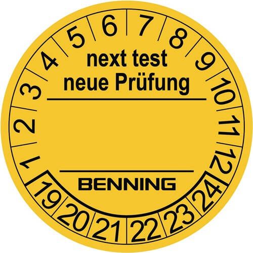 Benning Keuringsticker | d. 30 mm RL | 300 stuks 756212 - Foto 1