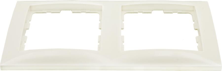 Berker B S1 Afdekraam | Inbouw | 2-voudig | Polarwit 66.033.22