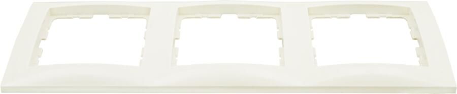 Berker B S1 Afdekraam | Inbouw | 3-voudig | Polarwit 66.033.24