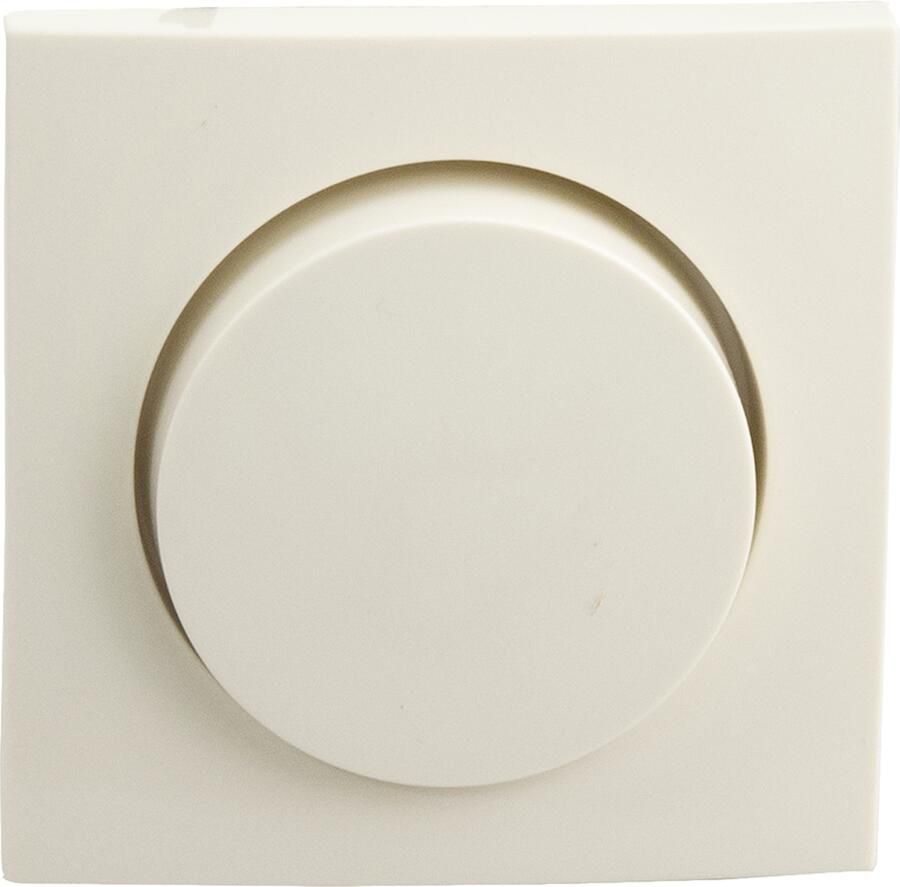 Berker B S1 Centraalplaat Knop | Dimmer | Polarwit 66.033.97