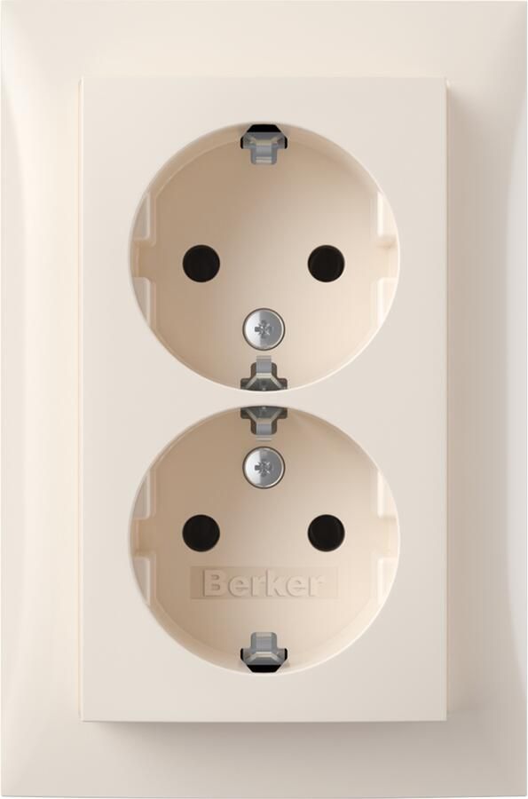Berker B S1 Inb Contactdoos | 2V | RA | Cr 66.032.51