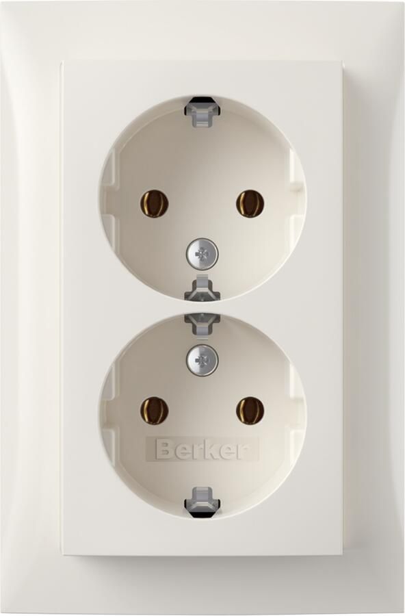 Berker B S1 Inb Contactdoos | 2V | RA | PW 66.033.51
