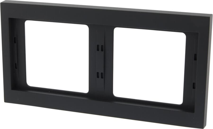 Berker K1 Afdekraam | Inbouw | 2-voudig | Antraciet 66.022.22