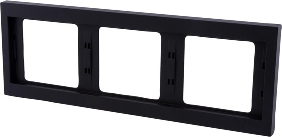 Berker K1 Afdekraam | Inbouw | 3-voudig | Antraciet 66.022.24