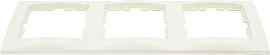 Berker S1 Afdekraam | Inbouw | 3-voudig | Crème 66.032.24 - Foto 2