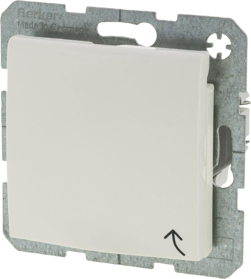 Berker S1 Contactdoos | Inbouw | 1-voudig | Randaarde | Polarwit 66.033.44