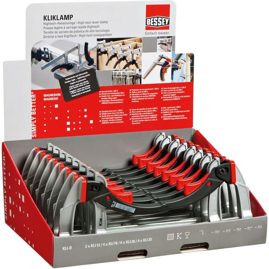 Bessey KliKlamp toonbankdisplay KLI-D KLID