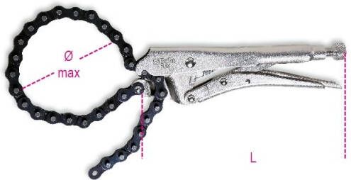Beta 1064 Verstelbare ketting griptang 010640023