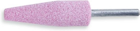 Beta 11105 20X65 Stiftslijpsteen | roze korund slijpkorrel | keramische binding | cilinder driehoekig vorm As Ø 6 x 40 mm | 25 stuks 111050020