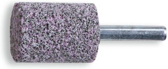 Beta 11141 20X40 Stiftslijpsteen | grijs roze korund slijpkorrel | keramische binding | cilinder vorm | 25 stuks 111410020