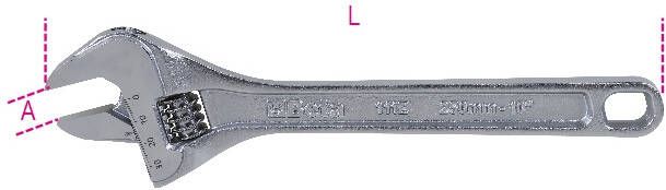 Beta 111E 150-Verstelbare Moersleutel 001110115