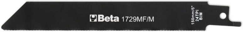 Beta 1729Mf M Metalen Bladen Set 24 TPI | 5-delig 017290503