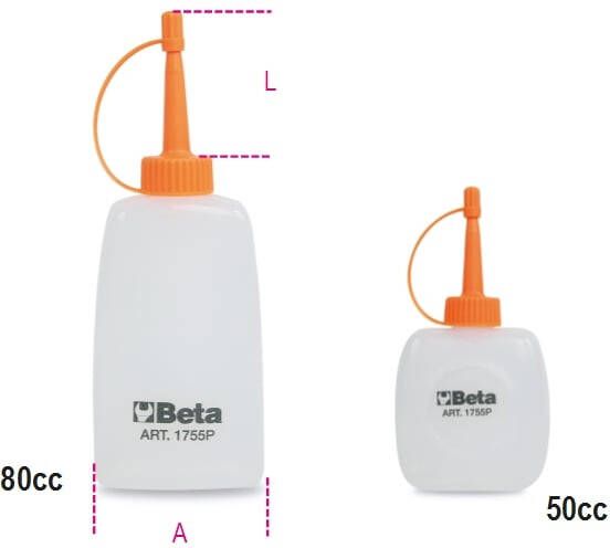 Beta 1755P K3 50 Kunststof Oliekan Set | 3-delig 017550050