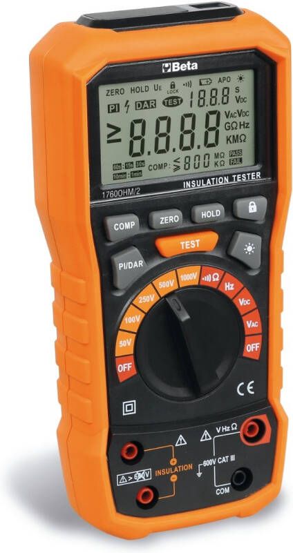 Beta 1760Ohm 2 Multimeter Ohm Meter 017600027