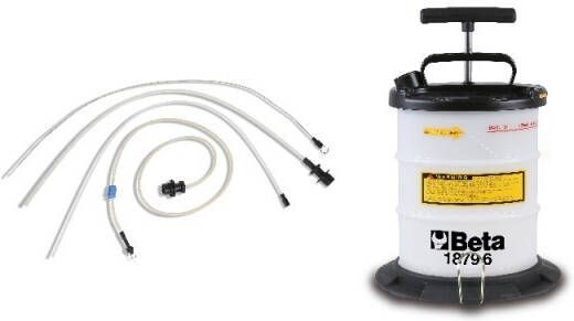 Beta 1879 6 Handmatig bediende vloeistof afzuigapparaat | 6 l 018790000