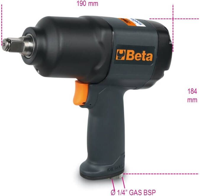 Beta 1927C Omschakelbare Slagmoersleutel 019270006