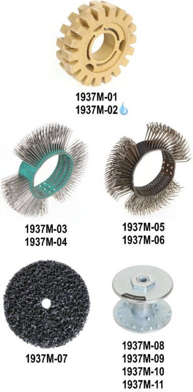 Beta 1937 M-03-fine-grain rotary brush 11 mm 1937M-03 019370103