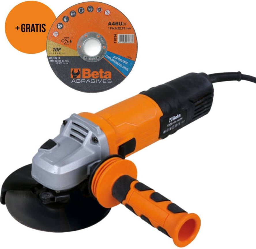 Beta 1956 125-1400W-Haakse Slijpers 019560125