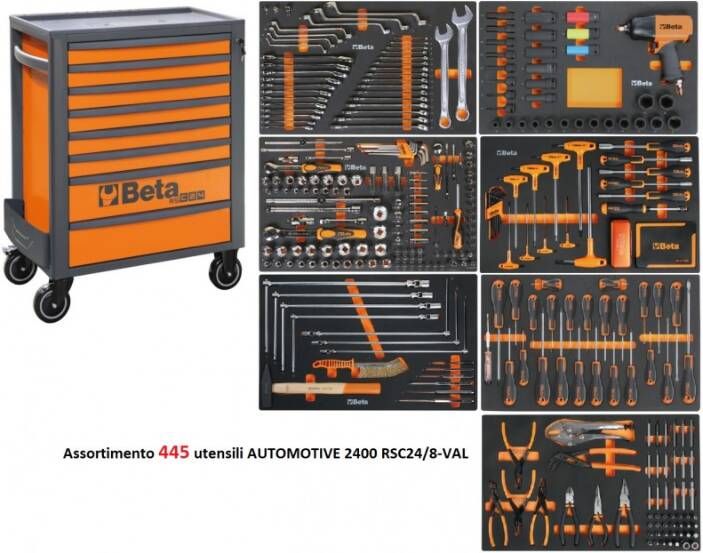 Beta 2400 Rsc24 8 Val-Wagen + 445-delig Assortiment 024004007