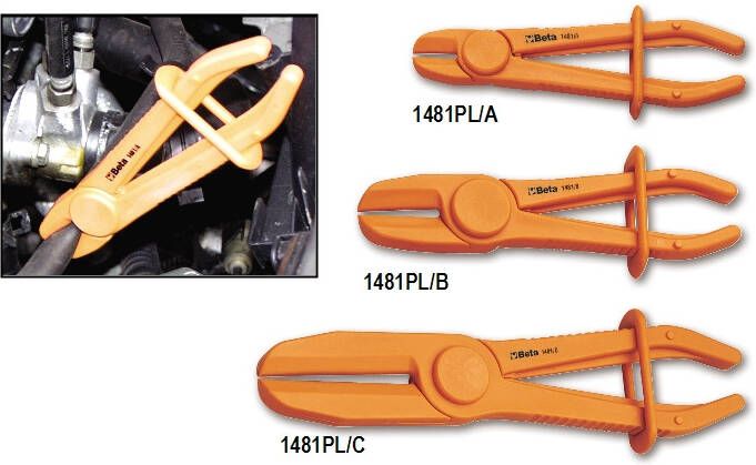 Beta 3-delige set slangklemmen (art. 1481PL A 1481PL B 1481PL C) 1481PL S3 014810200