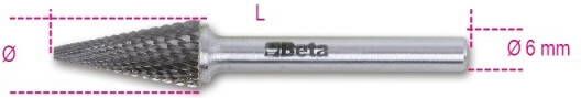 Beta 426MD T6 Hardmetalen frezen 004260536