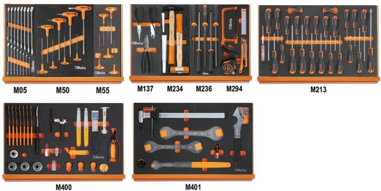 Beta 5980U Bike-M Assortiment | 106 gereedschappen 059801050