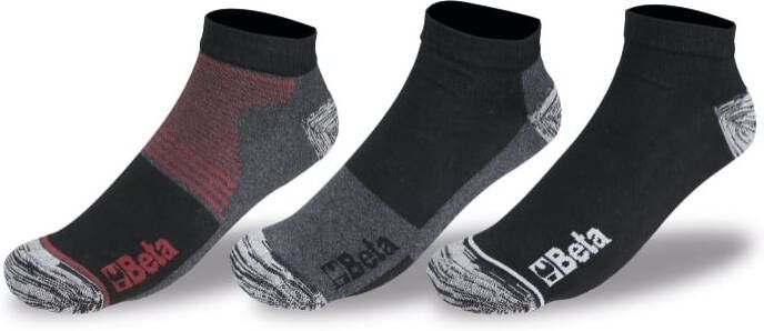 Beta 7430T 43 46 Sneakersokken | 3 Paar 074300204
