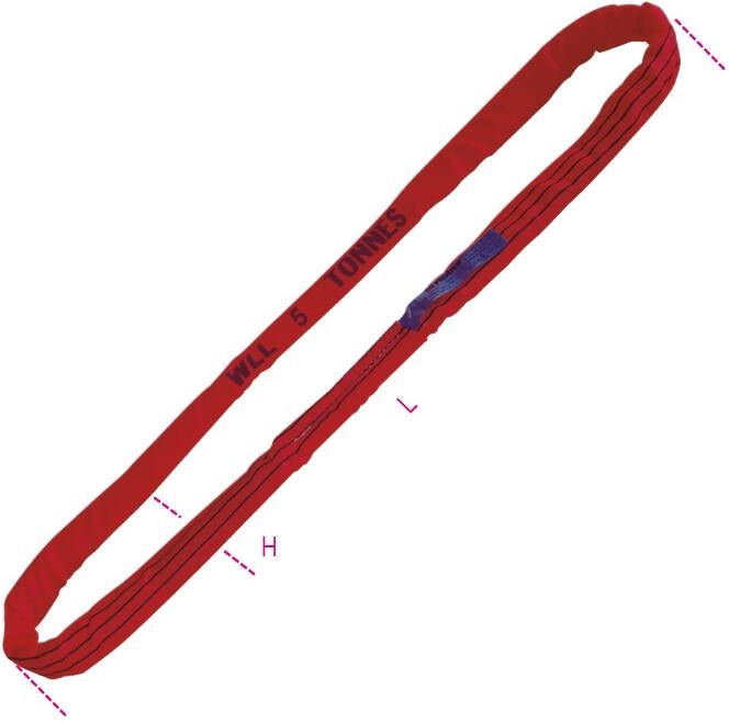 Beta 8178 0 5-T5-Ronde Stroppen Rood 081780010 - Foto 1