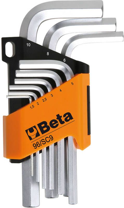 Beta 96 SC9 Inbussleutelset | Kort | Zeskant | 9 Delig 000960374