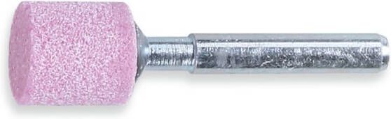 Beta 11101 15X15 Stiftslijpsteen | roze korund slijpkorrel | keramische binding | cilinder vorm | 25 stuks 111010019