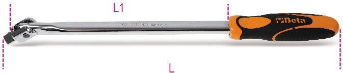Beta 1 2” handgreep met kniegewricht 920 36A 009200847