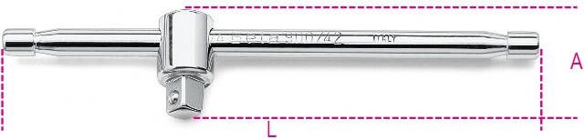 Beta 1 4” wringstaaf met schuifstuk 900 42 009000854