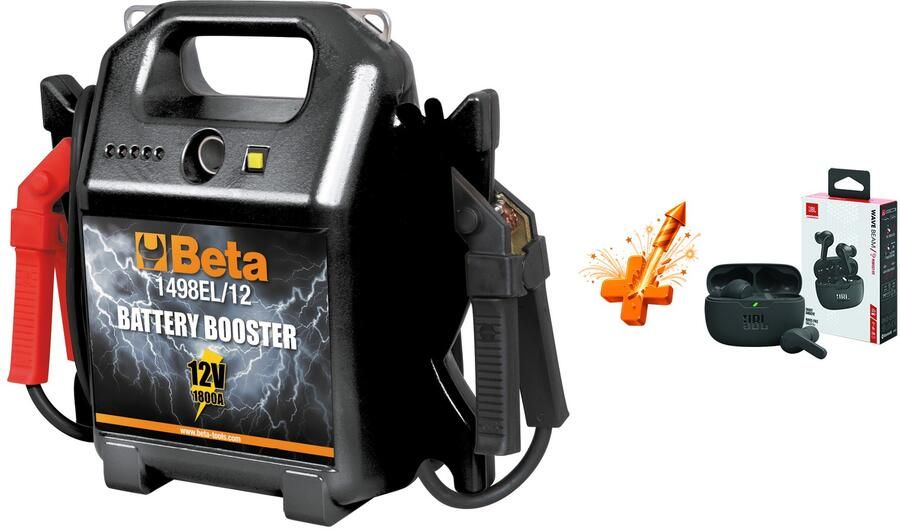 Beta 1498EL 12 Draagbare Startbooster | 12V + JBL Wave Beam ZNLDEC040
