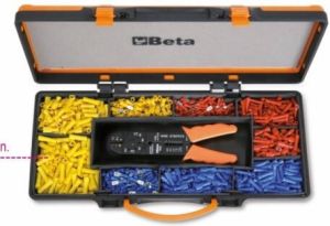 Beta 1602 C9 Kabelschoentang | lichte uitvoering met een assortiment van 450 terminals 016020045