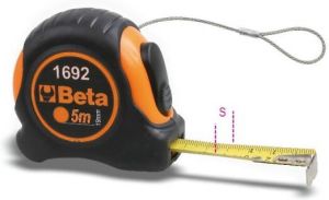 Beta 1692HS 5 Rolbandmaten | schokbestendig ABS huis uit bi-materiaal | stalen meetlint | precisie klasse II H-SAFE 016924055