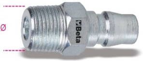 Beta 1916JM 1 4 Snelkoppeling | Aziatisch profiel | buitendraad | taps (BSPT) 019160406