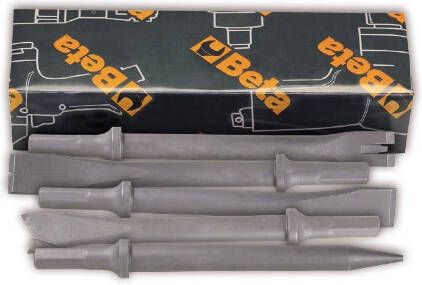 Beta 1940 e10 s-set 5 chisels for air hammers 1940E10 S5 019400050