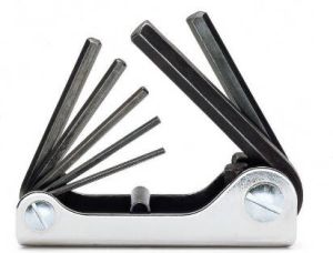 Beta 7-delige set haakse inbussleutels gebruneerd (art. 96N) 96N G7A