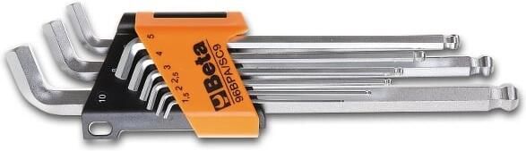 Beta 96BPA SC99-delig set haakse stiftsleutel met kogelkop 110° 000961974