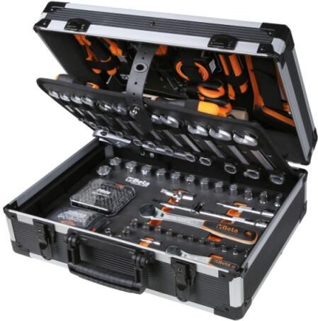 Beta BW 2056E Gereedschapskoffer | 163-delig assortiment | algemeen onderhoud 020566000