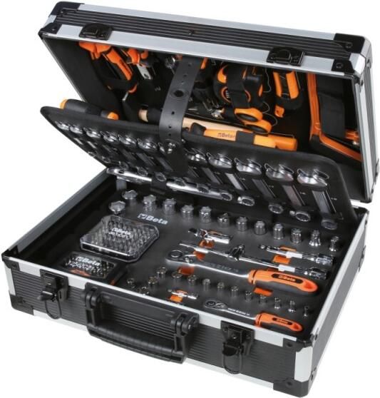 Beta BW 2056T E Gereedschapstrolley met 163-delig assortiment gereedschappen 020566120