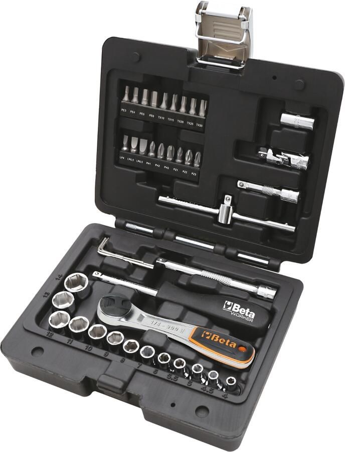 Beta BW 903E C42 Dopsleutelset 1 4" | 42 Delig 009036142