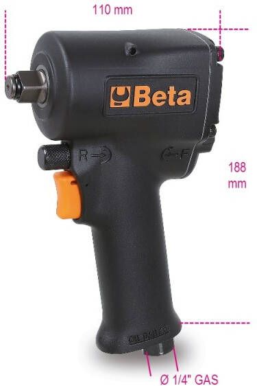 Beta Compact reversible impact wrench 1927XM