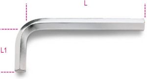 Beta Haakse inbussleutels verchroomd 96 12 000960120