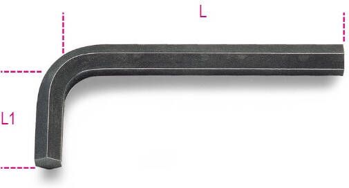 Beta Haakse stiftsleutels gebruneerd 96N 1 5 000960415