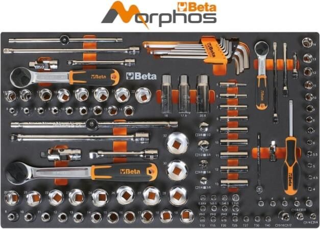 Beta M105MH Zachte Inlegbak + 116 Gereedschap 024500114